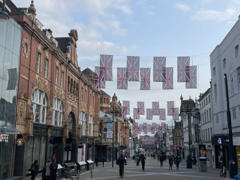 Einkaufsstraße Leeds