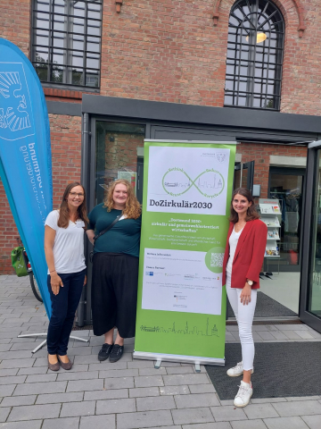 Das Projektteam (v.links: Dr. Sarah Holzapfel, Patricia Olbert und Maren Gluch)